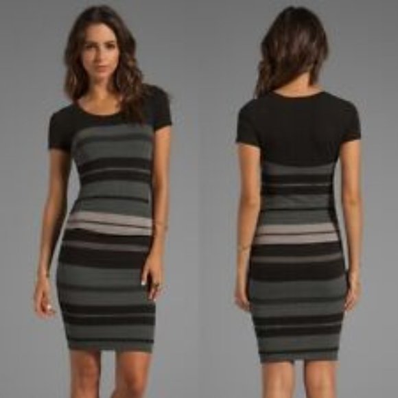 James Perse (Standard) fitted dress sz 0 (XS/S) - Picture 1 of 6